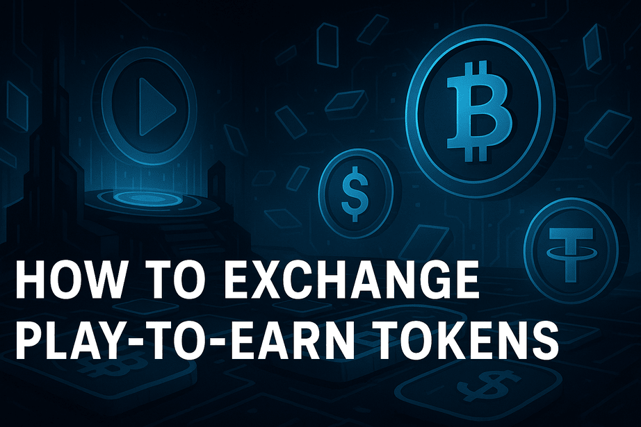 How to exchange play to earn tokens